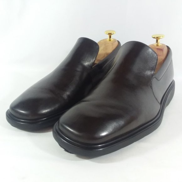 Bally Leather Slip-On Plain Toe Loafers Mens 6.5E main image 6